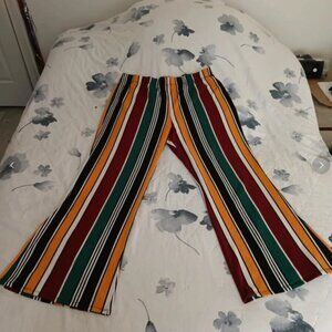 Fashion Nova Trisha Striped Pants 3X